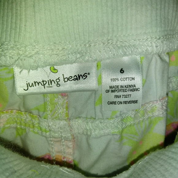 Jumping Beans White Pineapple Pattern Sborts - Picture 3 of 3